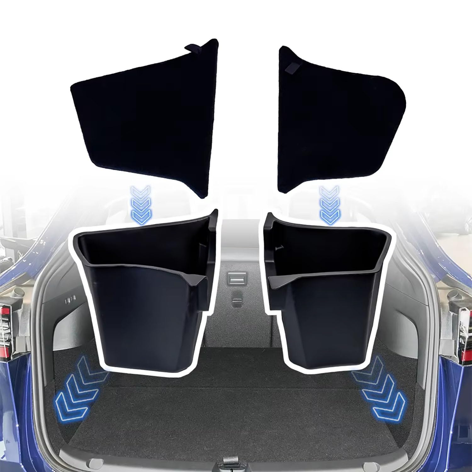 TPE Bagażnik Boczny Organizer dla Tesla Model Y Juniper 2025 2026