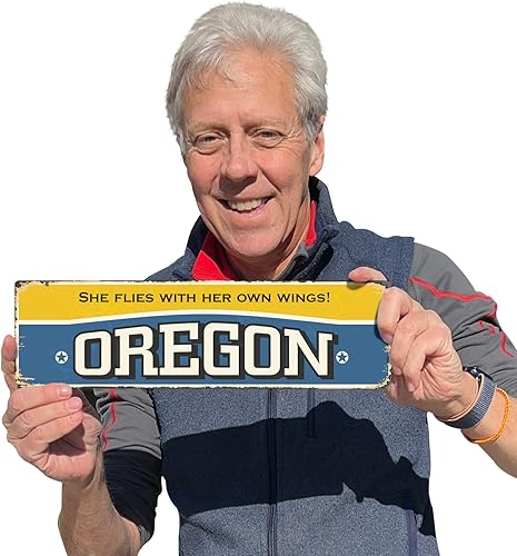 Miniatura 83 de SmartSign Letrero de metal vintage con texto en inglés "The Lone Star State" de 4 x 14 pulgadas, aluminio inoxidable de 40 mil con abrigo Texas