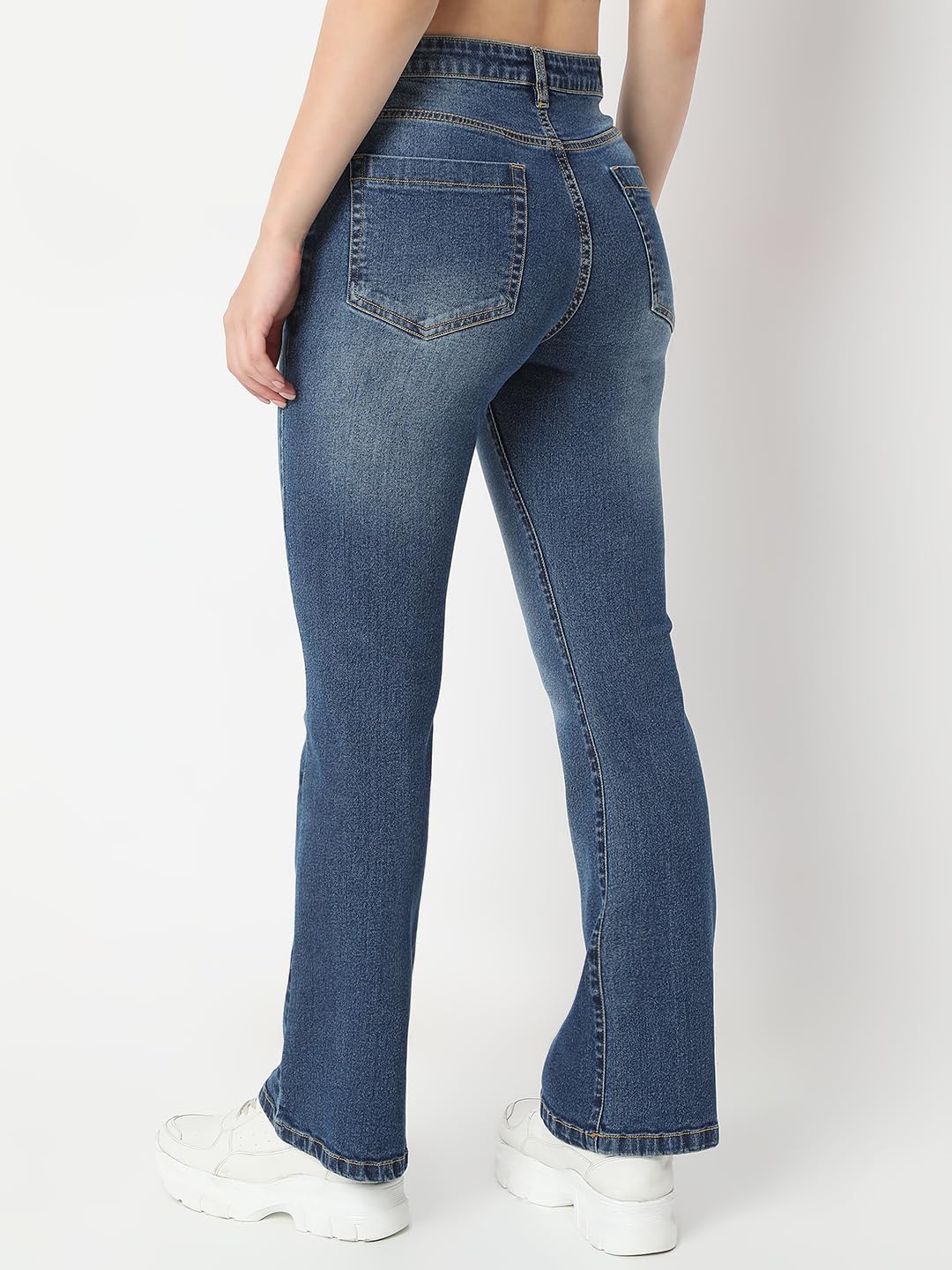 AKA CHIC Mid Rise Womens Boot Cut Jeans 2 71cDbCkwglL. SL1440