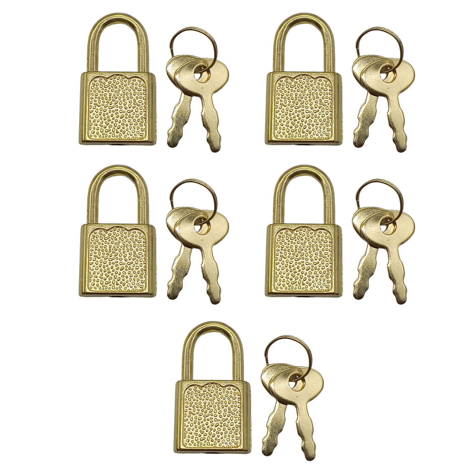 5Pcs Notebook Luggage Belt Padlock with Portable Suitcases Locker Securing Notebook Enduring Zincs Alloy Padlock for Notepad Diaries