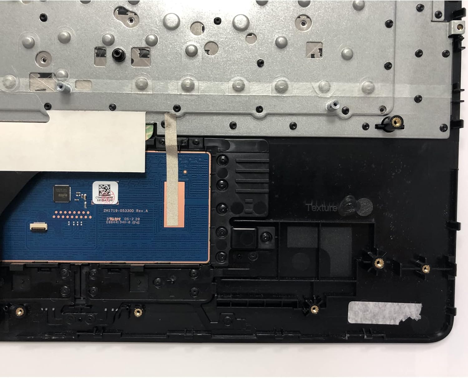 Replacement for HP Pavilion17BY 17-by 17CA 17-CA Laptop Upper Case Palmrest Non-Backlit Keyboard Touchpad Assembly Part L22751-001 6070B1308101