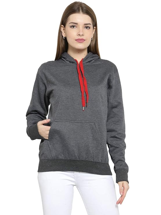 Women's Blended Hooded Neck Sweatshirt
