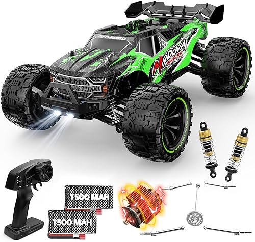 Autos a control remoto rápidos a escala 114 para adultos, 40+KPH de alta velocidad con control remoto, camión de control remoto todoterreno 4x4,