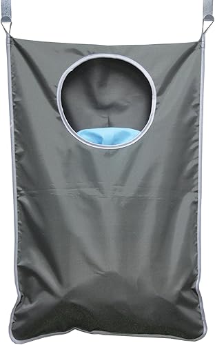 Bolsa de tela Oxford para colgar en la puerta para ahorrar espacio + 2 ganchos de acero inoxidable + 2 ventosas fuertes para dormitorio, guardería,