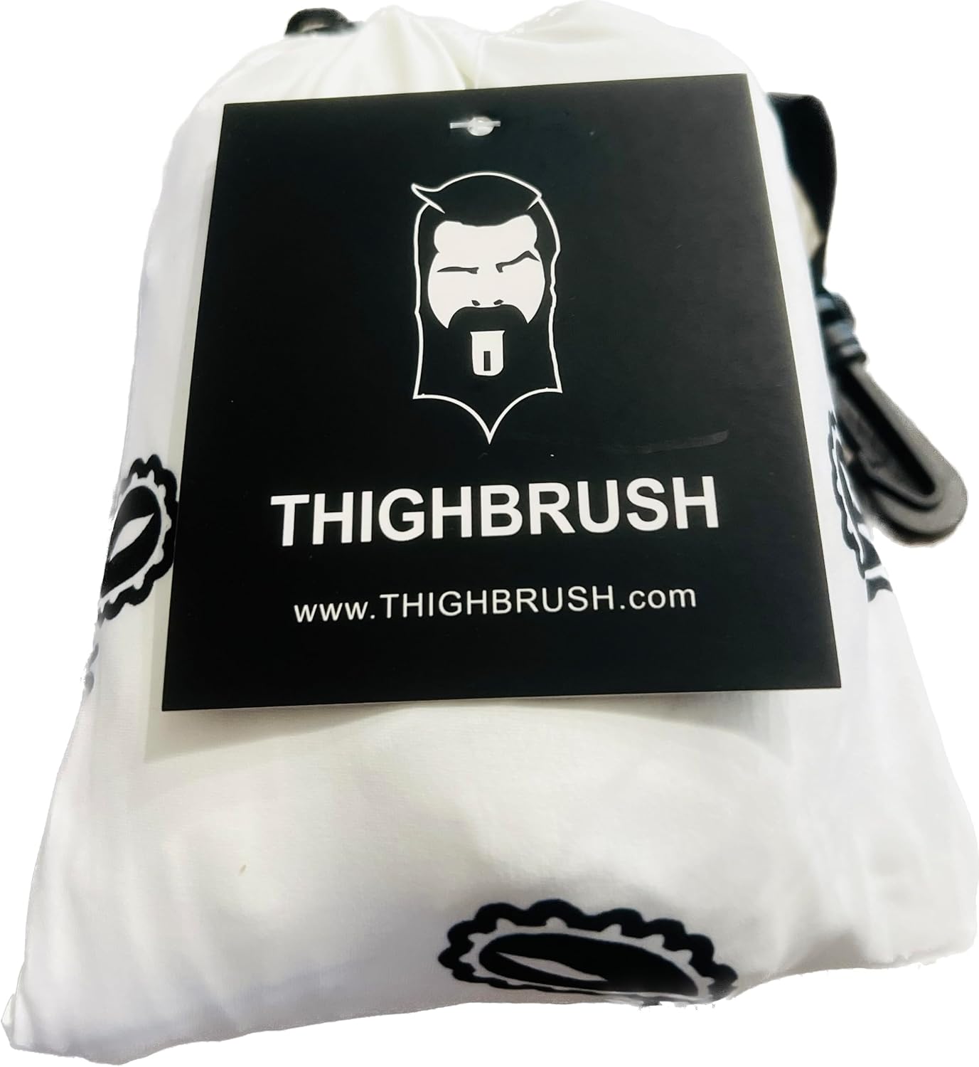 Motorcycle Sunshade and Cover - Keep Your Bike Seat Cool and Dry - El Blanco White Bandana Print Design by THIGHBRUSH