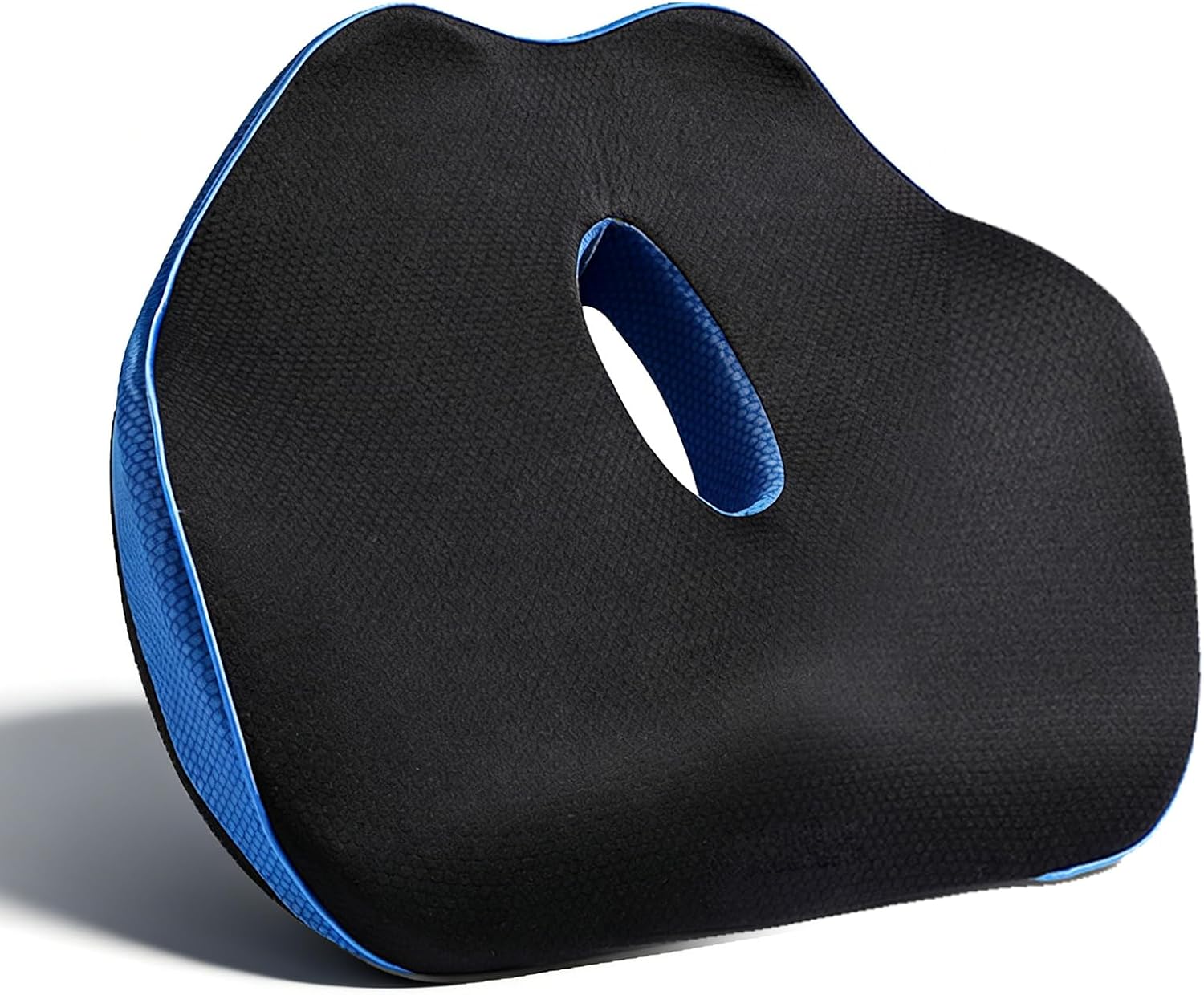 Seat Cushion for Tailbone Pain Relief, Memory Foam Seat Chair Cushion, Cushions Pad Pillow for Office, Car Seat, Airplane, for Long Sitting (Navy)
