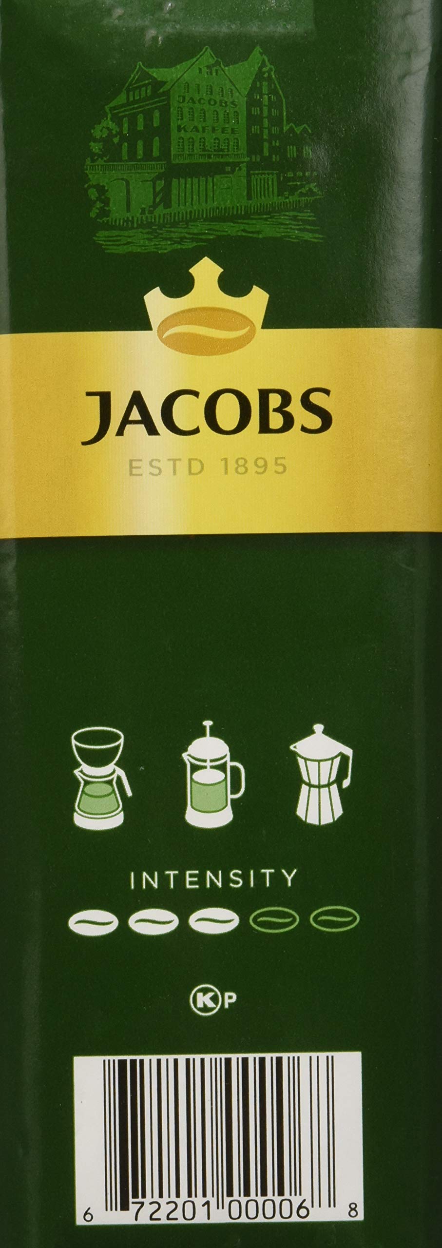 Jacobs Miscela di Caffè Macinato Kronung - 12 Pezzi da 500 g