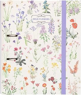 Kokonote Ordner Premium Wild Flowers - Ringordner A4 - Ordner A4