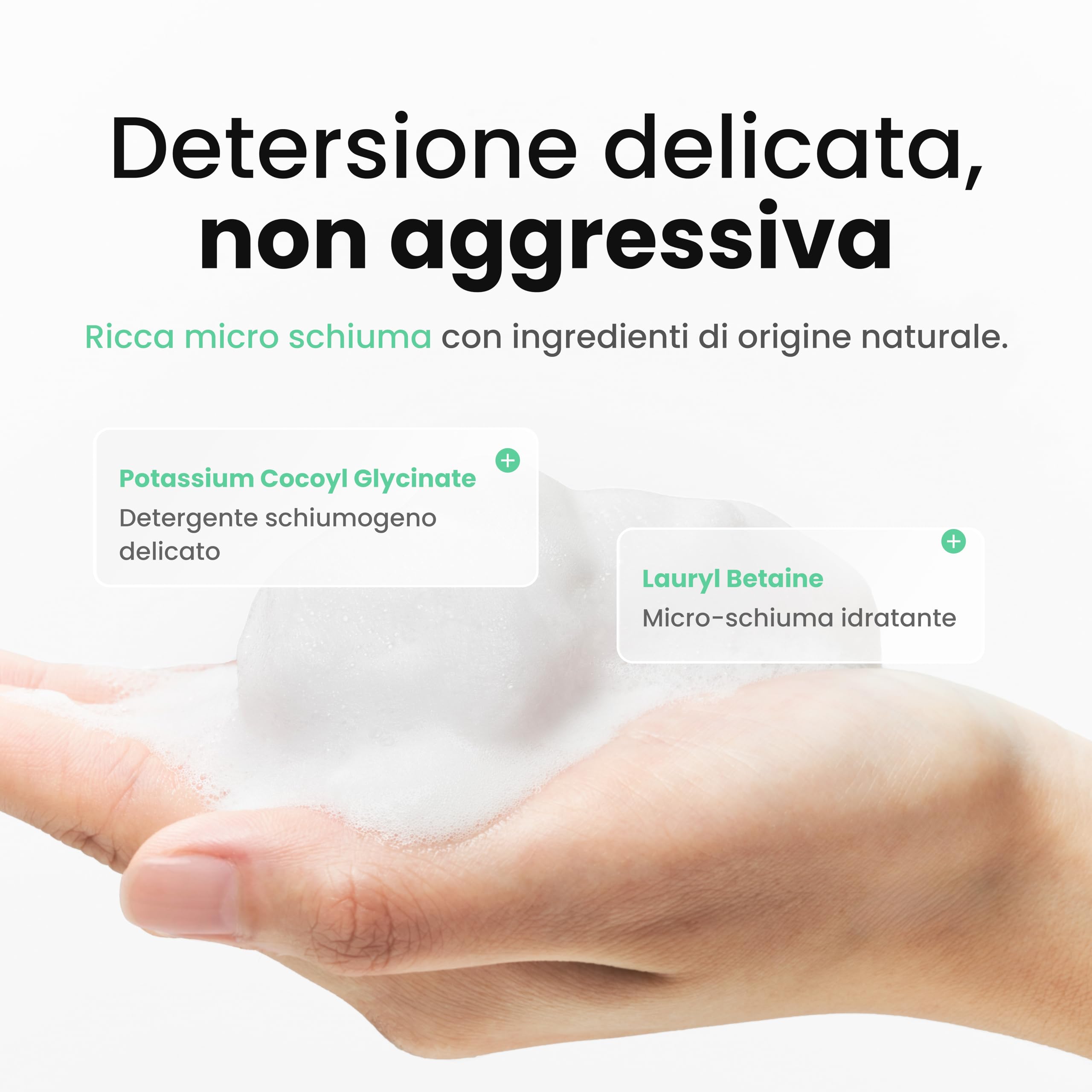 caraseoul Heartleaf Schiuma Detergente Viso Idratante, Doppia Detersione, Pulizia Profonda dei Pori, con Acido Ialuronico e BHA, per Pelle Sensibile, Grassa e Mista, Skincare Coreana, Vegana (150 ml)