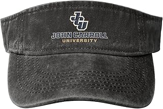 John Carroll University Logo Washed Cowboy Empty Top Baseball Sun Cap