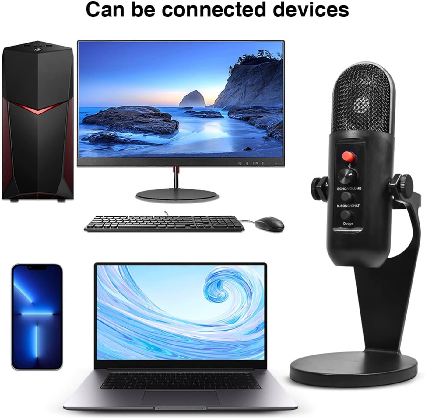 Amazon.co.jp: FIFINE USB コンデンサーマイク RGBライティング カーディオイド指向性 プラグ＆プレイ  パソコン/プレステマイク USB-C→Aケーブル付き ワンタッチミュート YouTube Skype Discord Zoom 録音 ゲーム実況  ボイズチャット ライブ配信 テレワーク web会議に ...