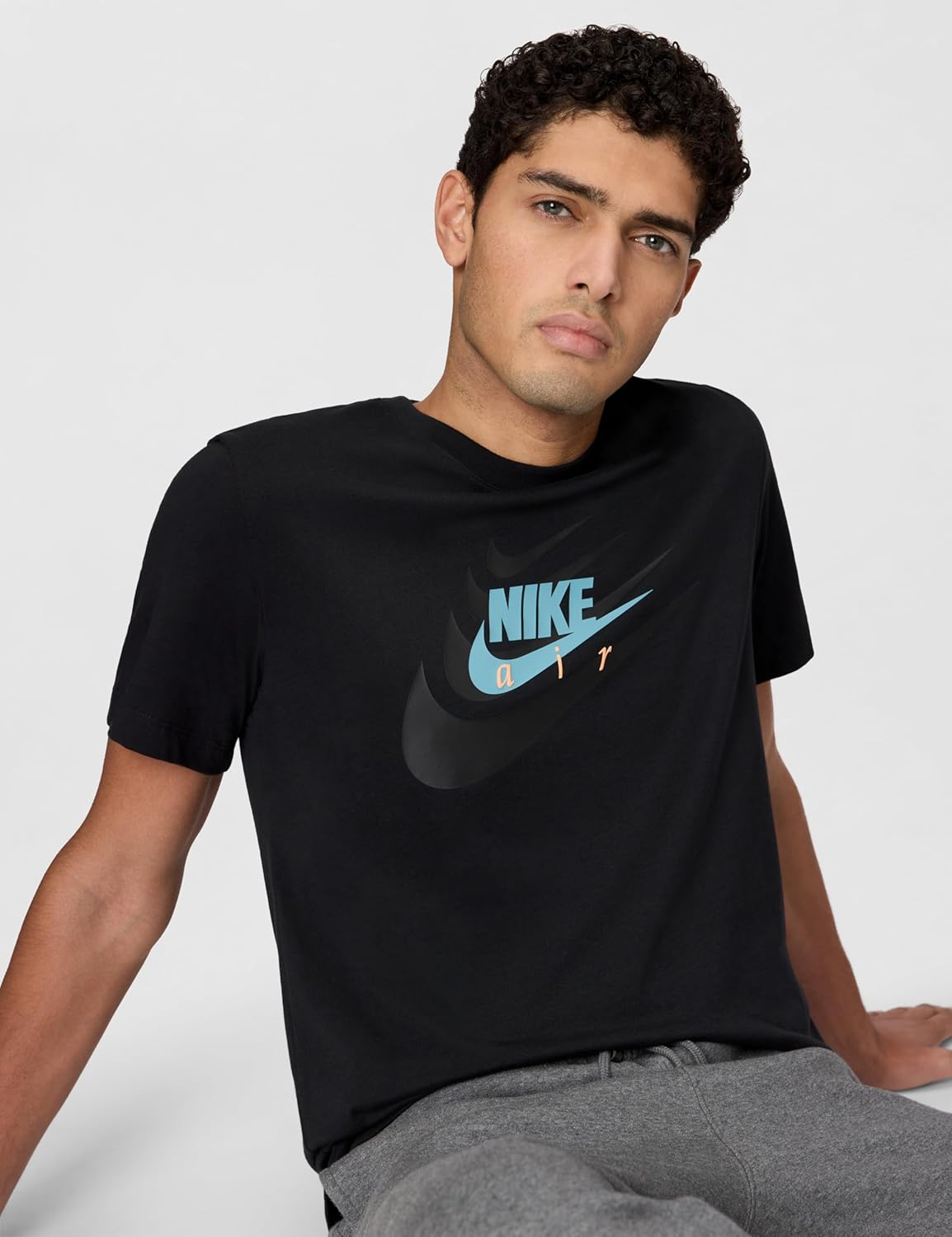 Nike Mens Sportswear Club T-Shirt (Futura Air) - Image 4