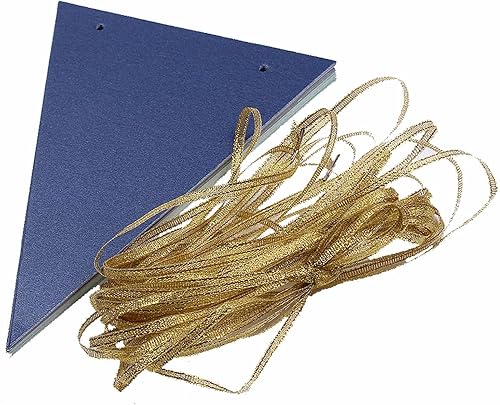 Miniatura 5 de Banderines de 20 pies color rosa oscuro y rosa banderines triangulares de papel para decoración de fiestas 30 banderas paquete de 2 uno de 20 pies o