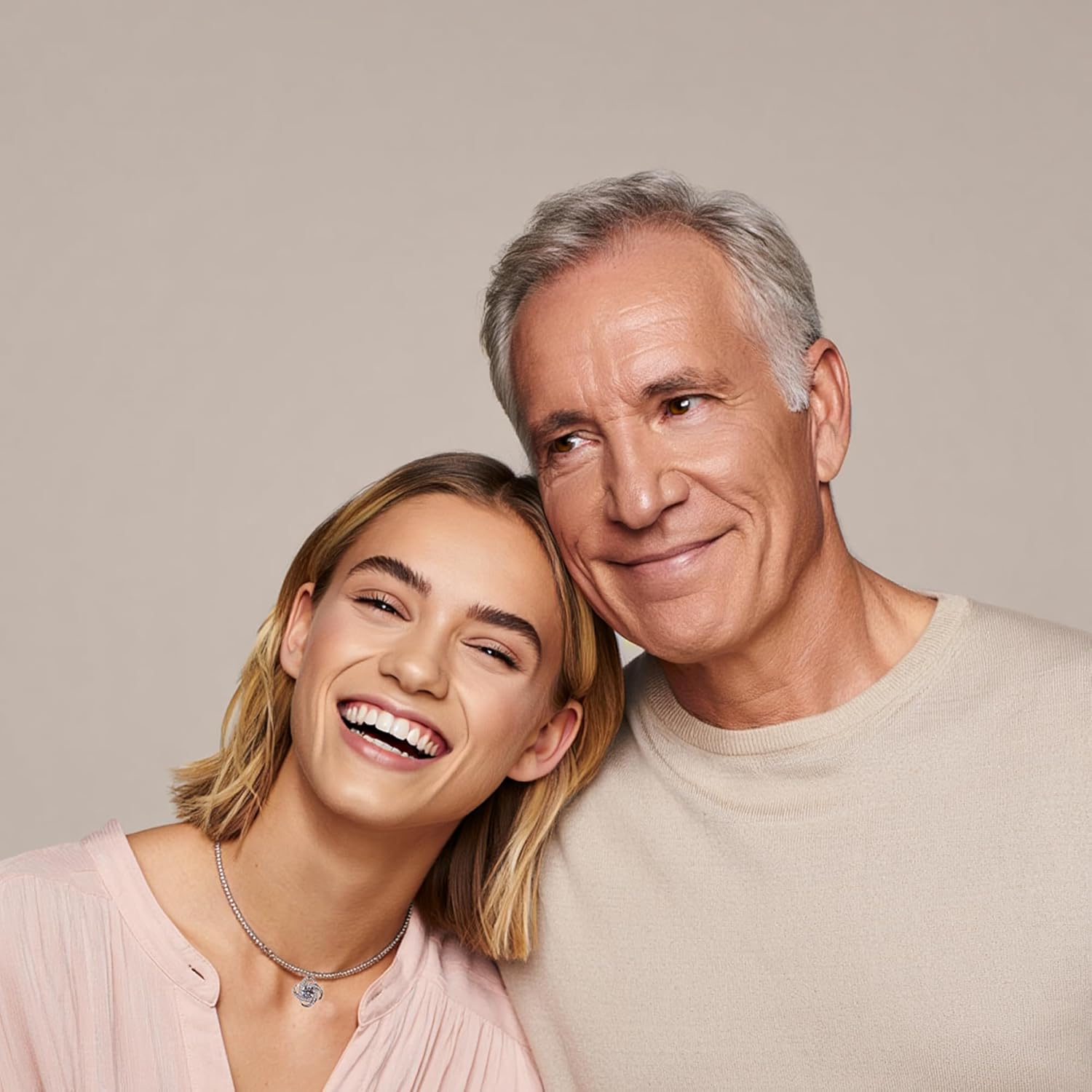 LUXUS™ Love Knot Necklace for Daughter from Dad – Inspirational 18K White Gold Finish, Thoughtful Gift for Birthday, Graduation & Christmas, Empowering Message Necklace - Image 8