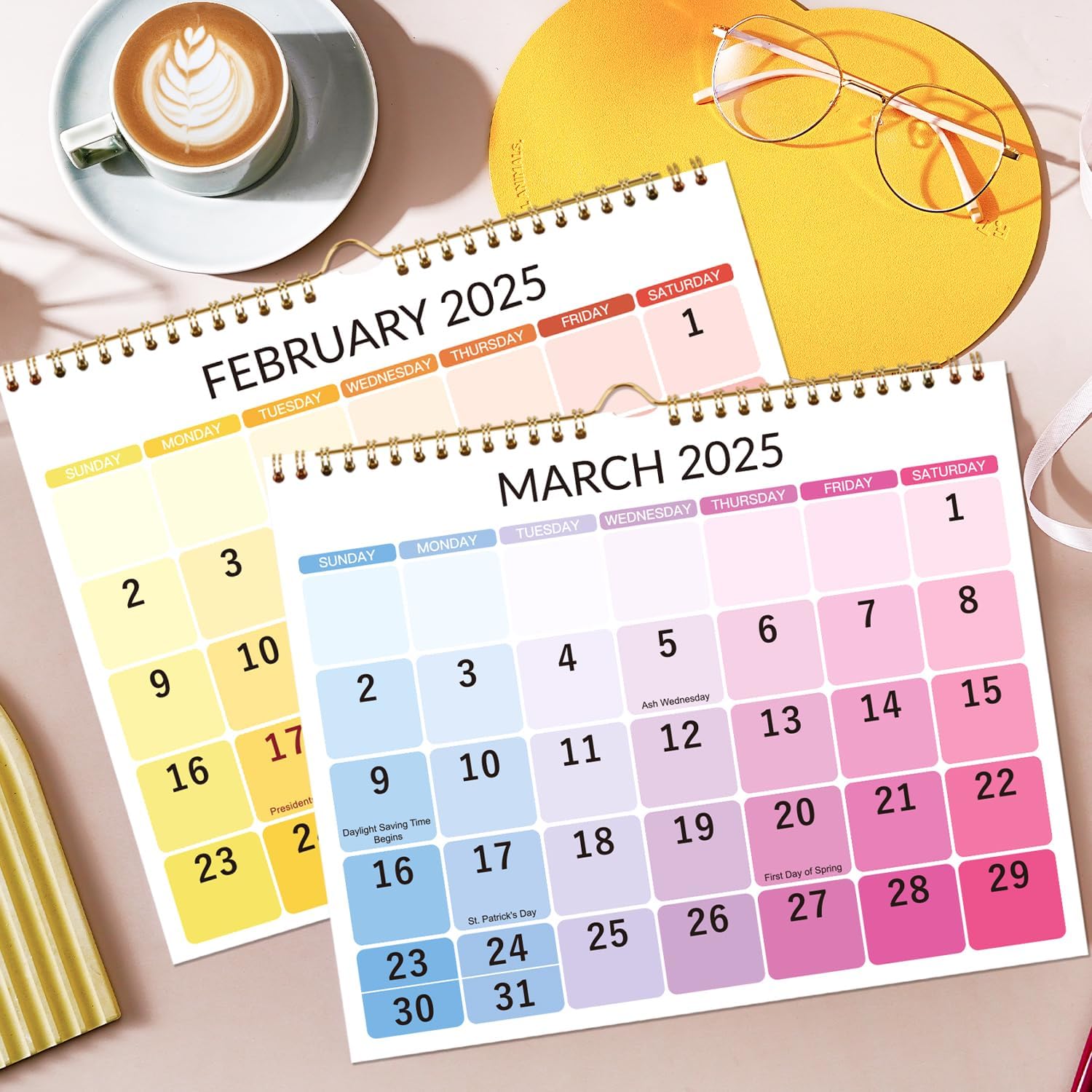 3 Month 2026 Calendar - 2026 Wall Calendar From January 2026 - December 2026, 3-Month Display Calendars (Folded In A Month), 11.3\" X 26\" (When Opened), Thick Paper