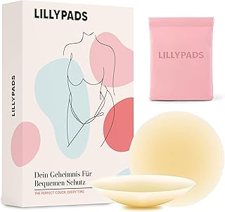 Gesponserte Anzeige – Lillypads Premium Nippelpads Selbstklebende Nippelcover für Frauen - Wiederverwendbar und Waschbar -...