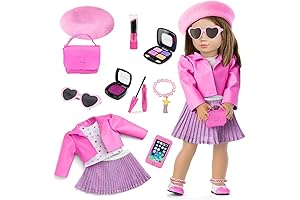 18 Inch American Girl Doll Makeup and Clothes Set: Enhance Your Doll's Style and Creativity