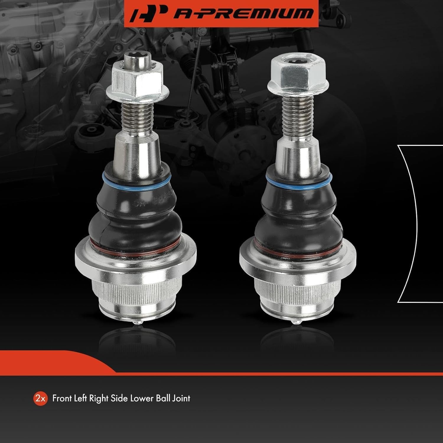 A-Premium 2 x Front Lower Ball Joint, Fit For Chevy GMC Cadillac - Silverado 1500/Sierra 1500 2014-2018, Tahoe/Yukon XL/Suburban/Escalade ESV 2015-2020, Silverado 1500 LD/Sierra 1500 Limited 2019