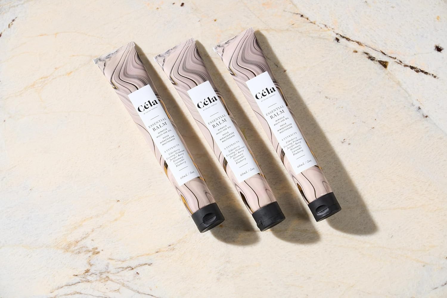 Céla Essential Balm 60ml | 2 oz Multi-Use Hydrating Balm with Lavender & Bergamot Oils | Moisture Balm for Dry Skin, Chapped Areas, Hair, Hands & Cuticles