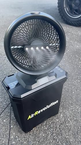 Amazon | AirRevolution MIST FAN 超音波ミストファン 充電式