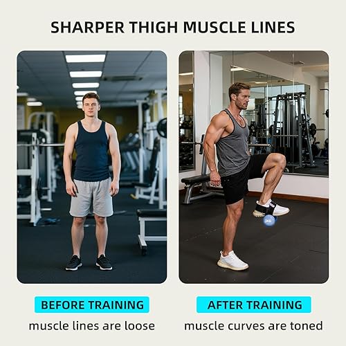 Miniatura 2 de Tbialis - Accesorio de pie para mancuernas original, resistente, duradero, práctico, para rizar el tobillo, ajustable, soporte de peso para