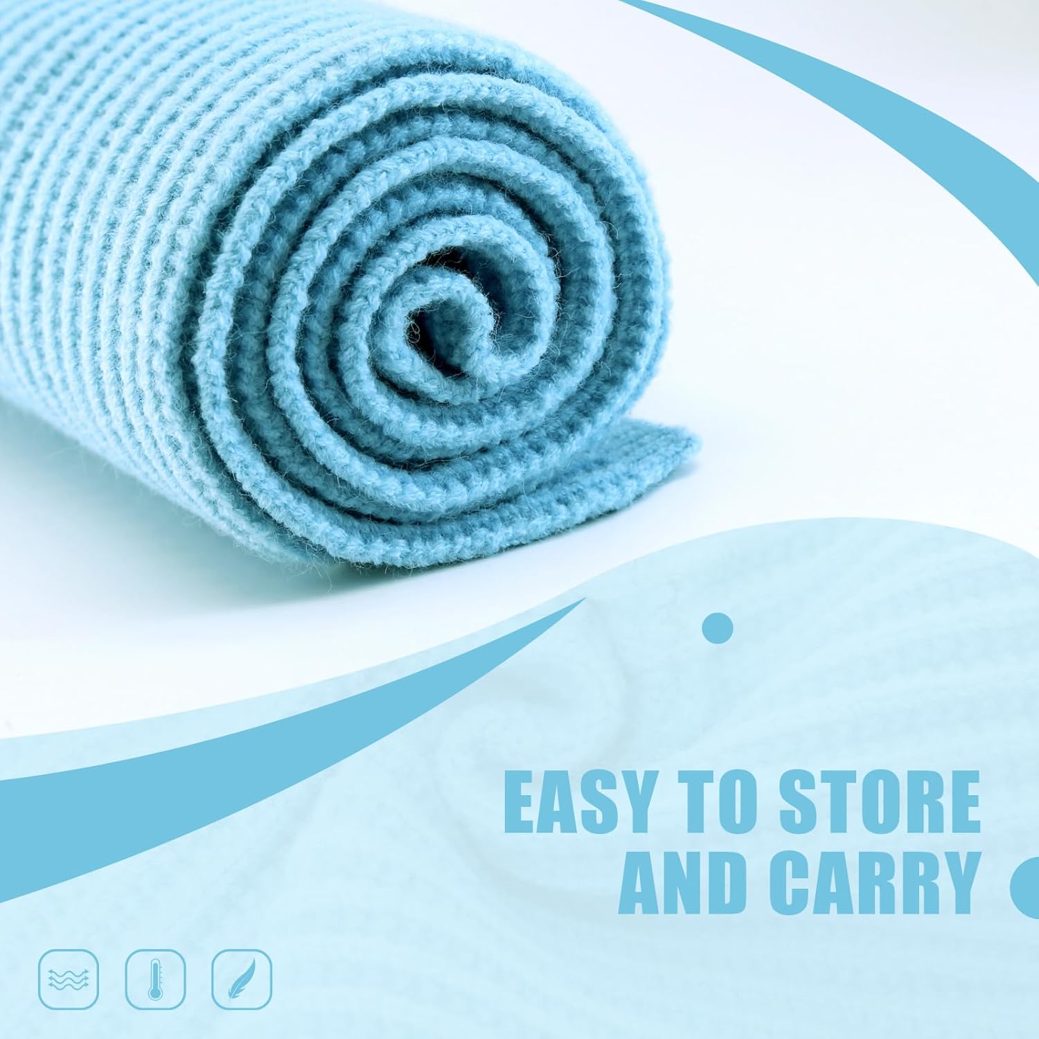 Toddler Scarf Warm Knit Kids Neck Warmer Soft Stretch Baby Winter Scarves for Boys Girls - Image 6