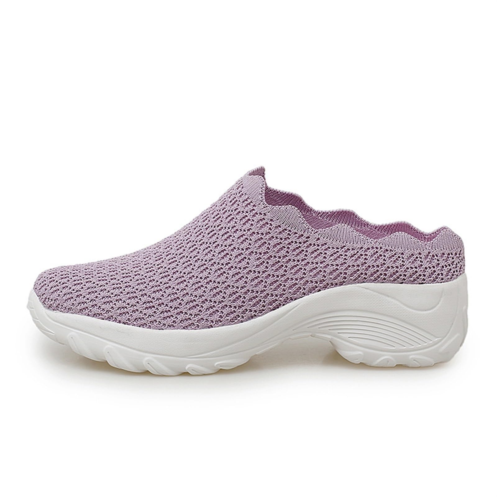 Damskie Letnie Buty Do Chodzenia Modne Kapcie Wsuwane Zewnętrzne Lekkie Duże Rozmiary 35-43 Trampki Codzienne Sandały Buty