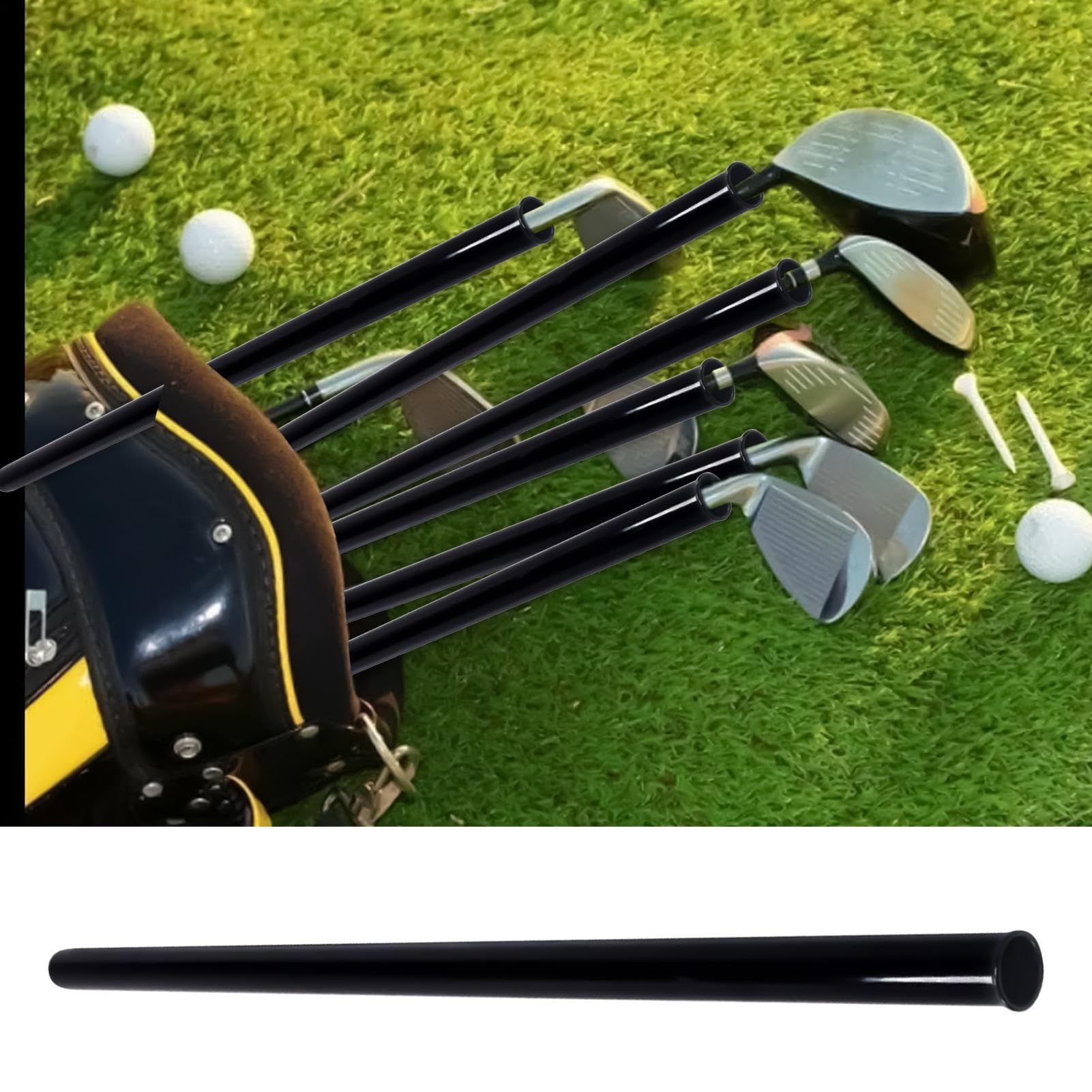 Generisch Mangueras de golf – Mangueras para bolsas de golf, raquetas, separadores, divisores, material de PVC, insertos de balle, accesorios para carro, palos de golf, golfistas de hombre