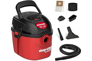 Hyper Tough 1.5-Gallon Corded Wet/Dry Vacuum Cleaner