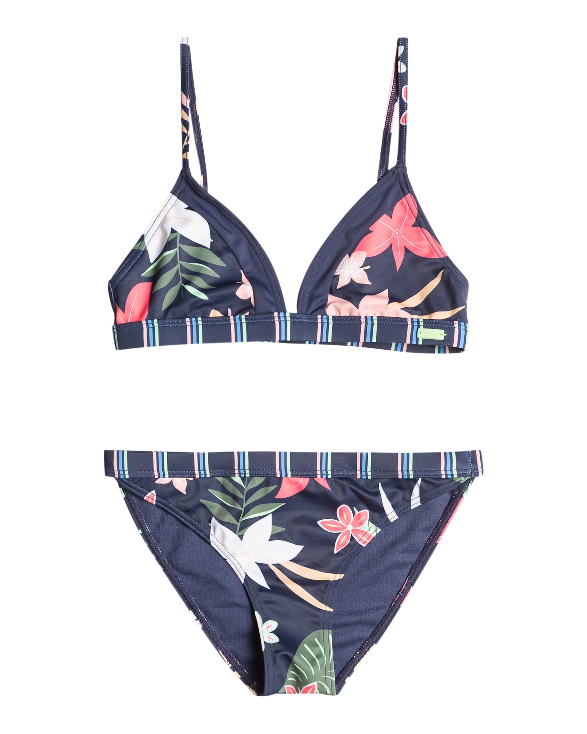Roxy Vacay For Life - Conjunto de Bikini Deportivo para Niñas 7-16