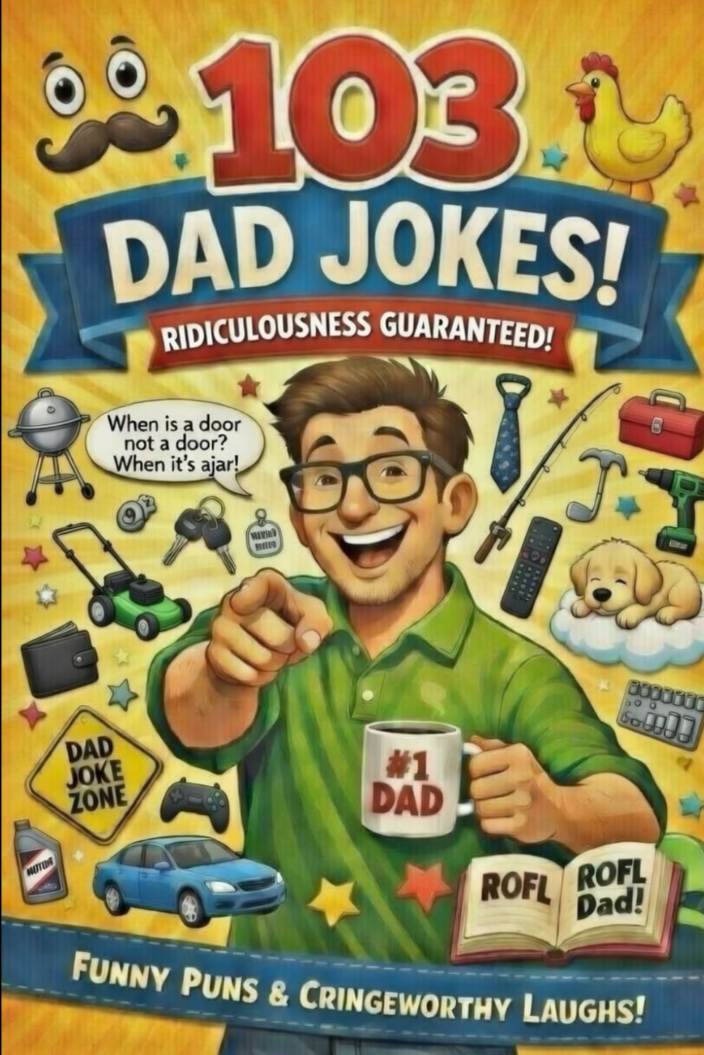 103 Dad Jokes: Even More Ridiculous! (Humor with Harry!)