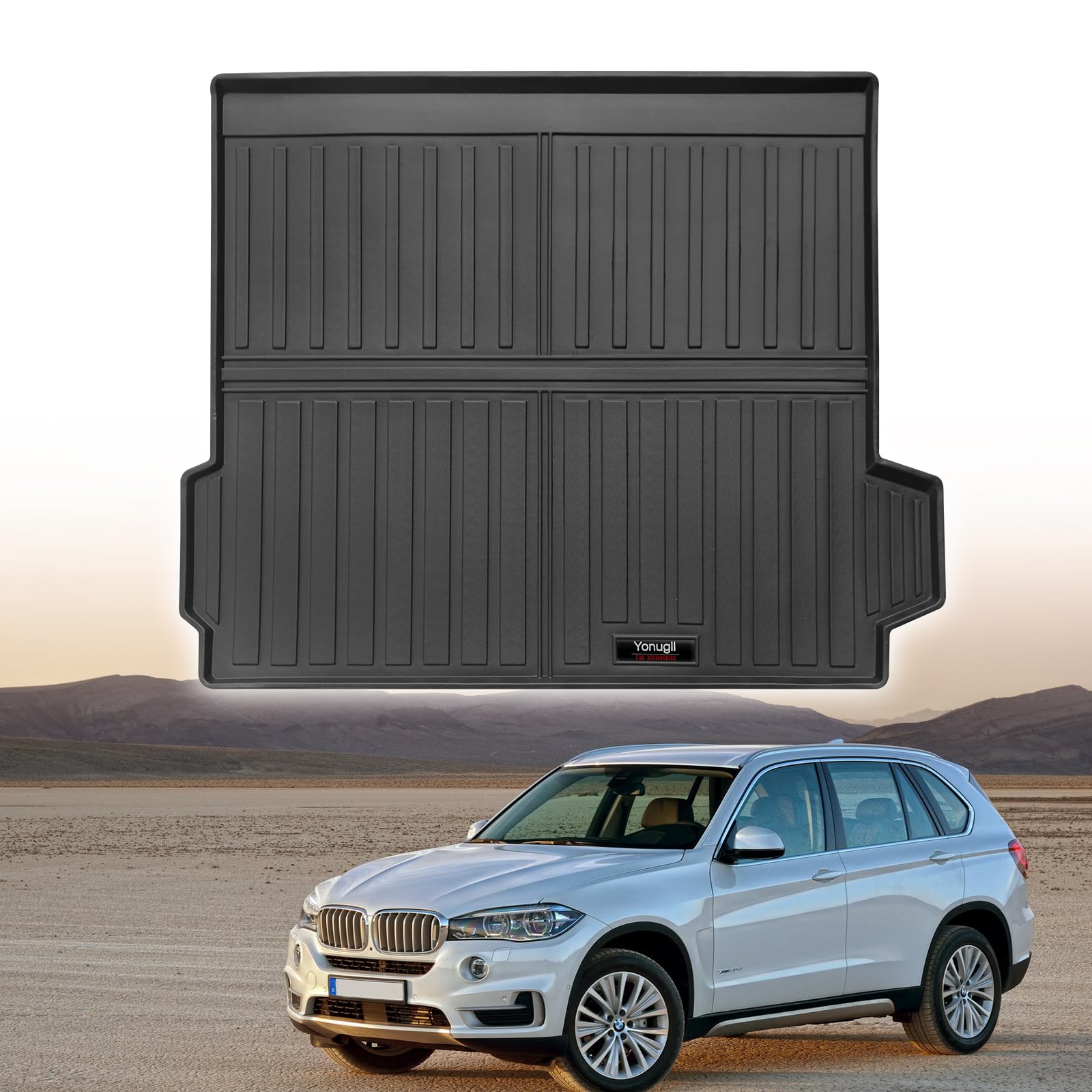 Custom for 2007-2018 BMW X5 Cargo Mats Trunk Liner All Weather TPE Protection Mat E70 F15 Accessories (for 2007-2018 BMW X5)