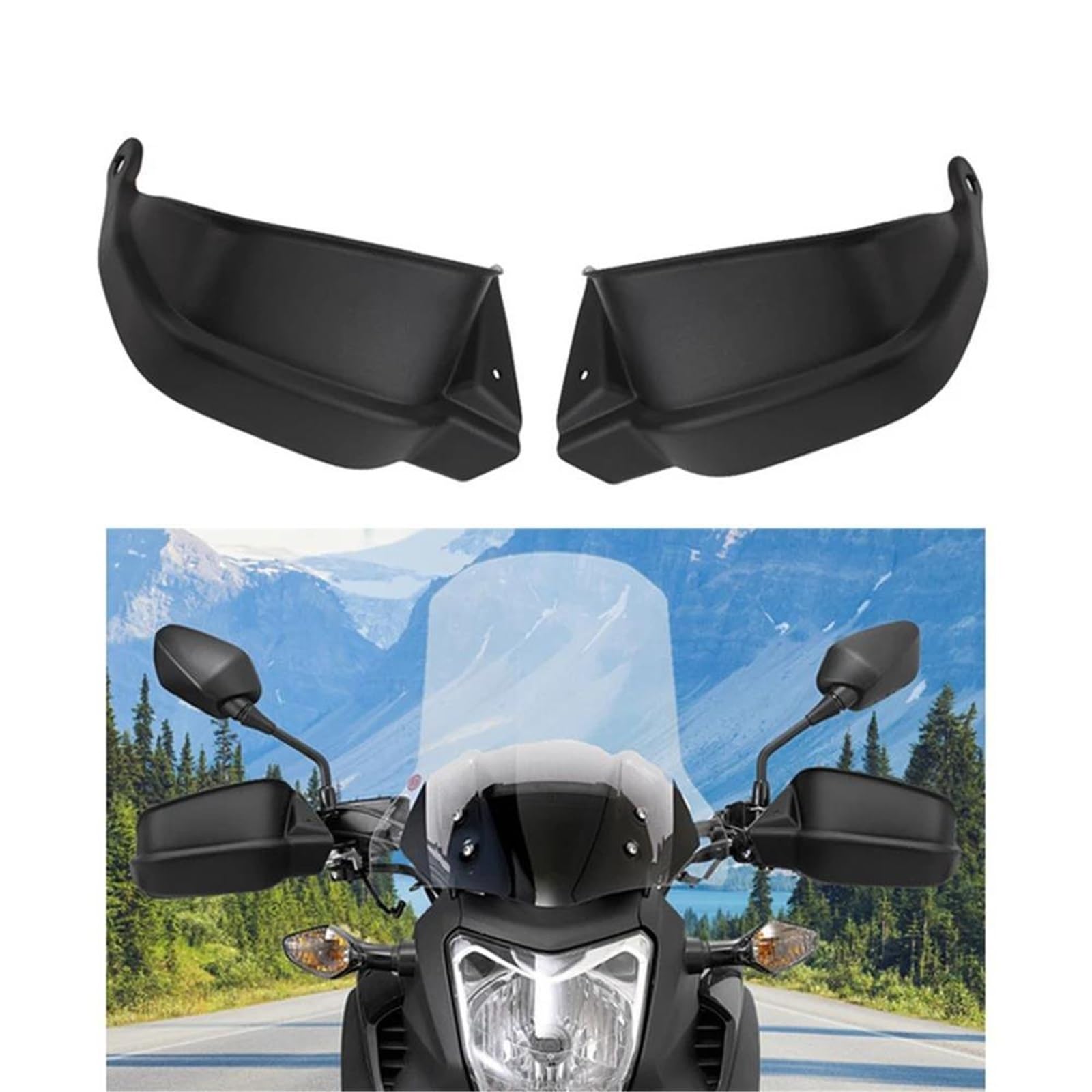 Schutzausrüstung Lenkerschutzabdeckung, Motorrad-Windschutzhandprotektoren, Schutzausrüstung Für NC750S NC700X 700X DCT 2012-2020 Teile
