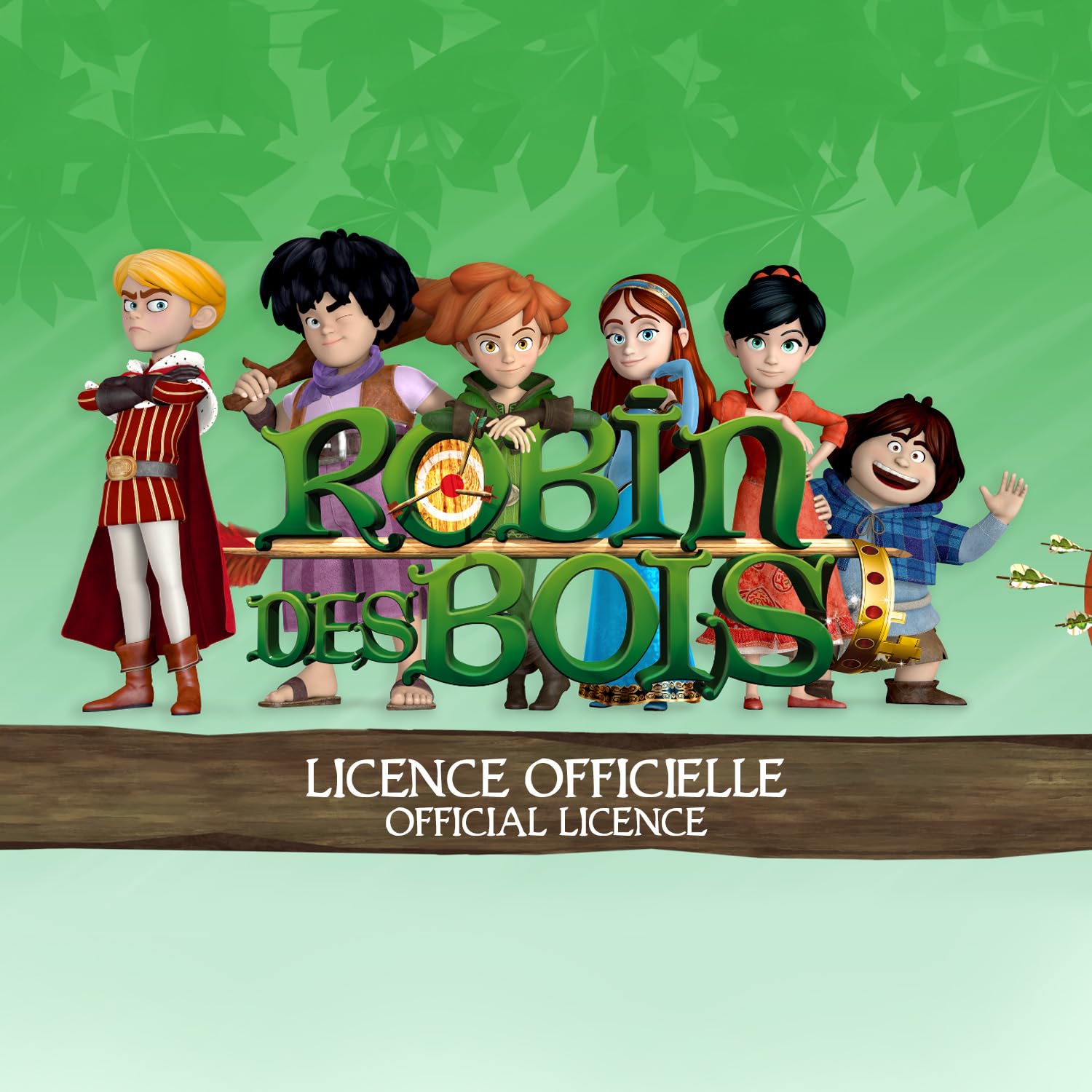 P'TIT Clown - 14046 - Set Accessori Robin Hood™ - Licenza Ufficiale - Arco, 3 Frecce con Ventosa, Faretra - Accessorio per Travestimento Bambino - Carnevale, Feste a Tema