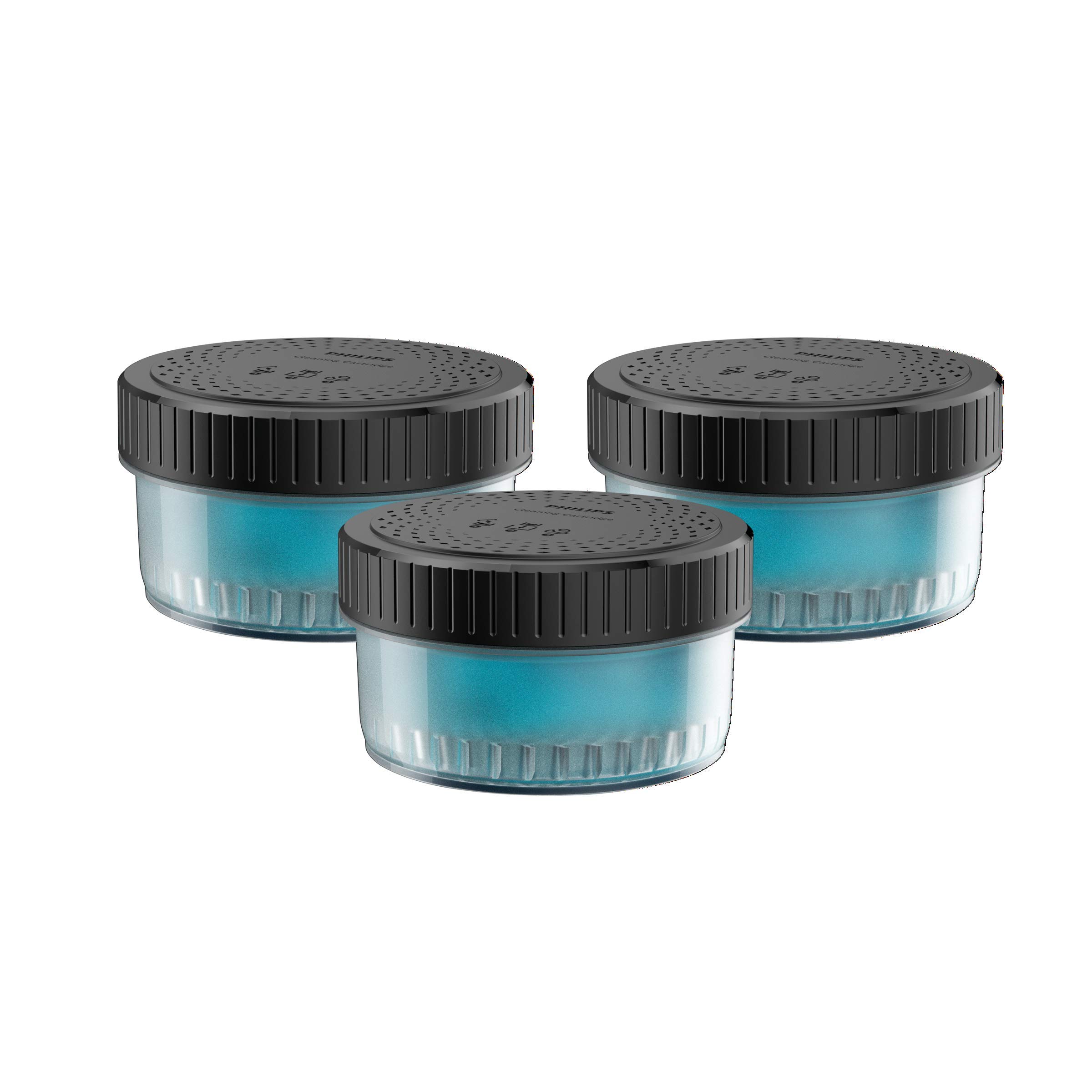 Lot de 3 cartouches désinfectantes pour rasoir Philips Cartridge