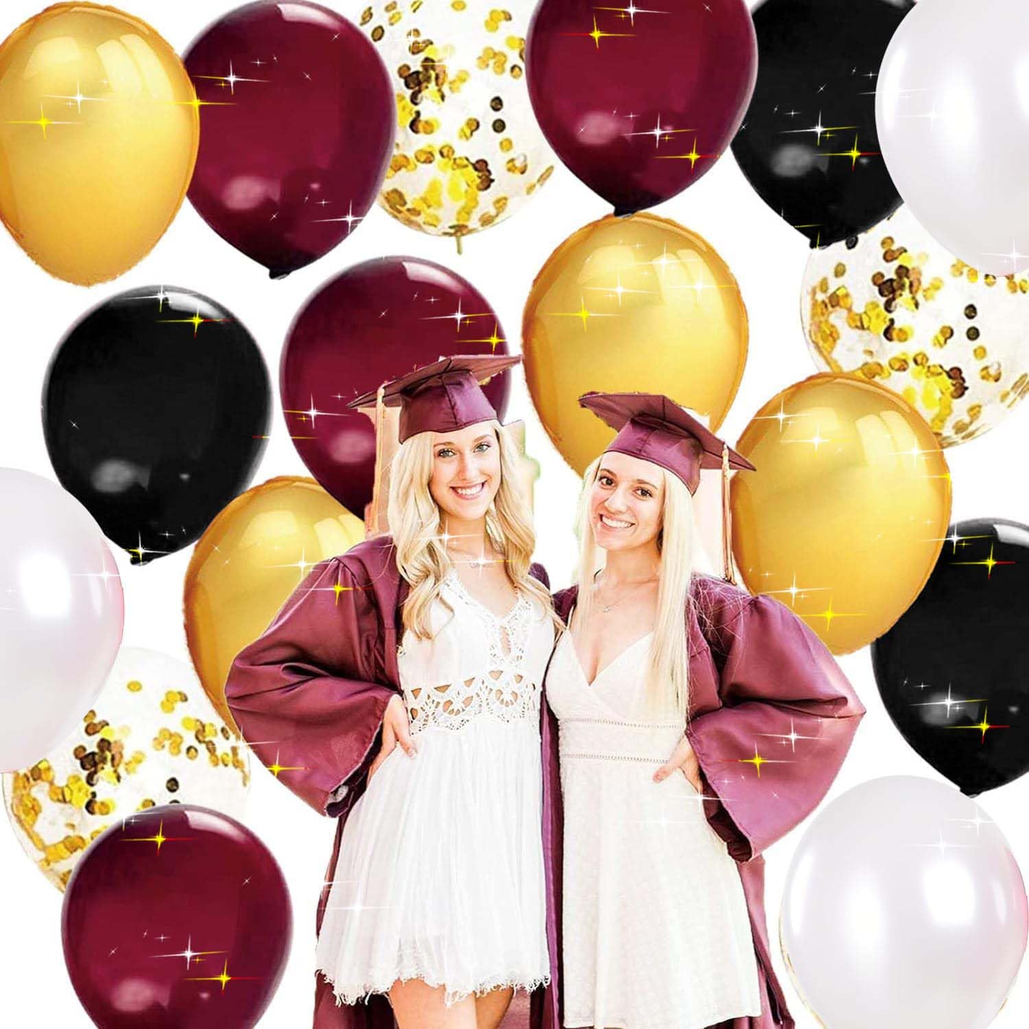 Fsu Graduation Party Supplies Maroon Gold 2025 Graduation Decorations ...