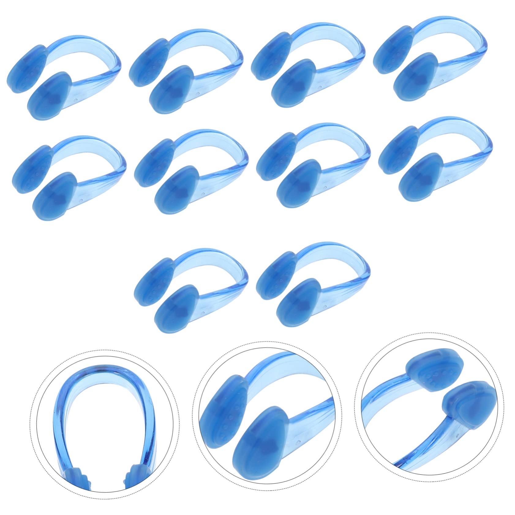 30stücke Nasenclips Für Schwimmer Weiche Komfortable Und Wiederverwendbare Nasenklammern Zum Schutz Beim Schwimmen Für Anfänger Und Freizeitschwimmer
