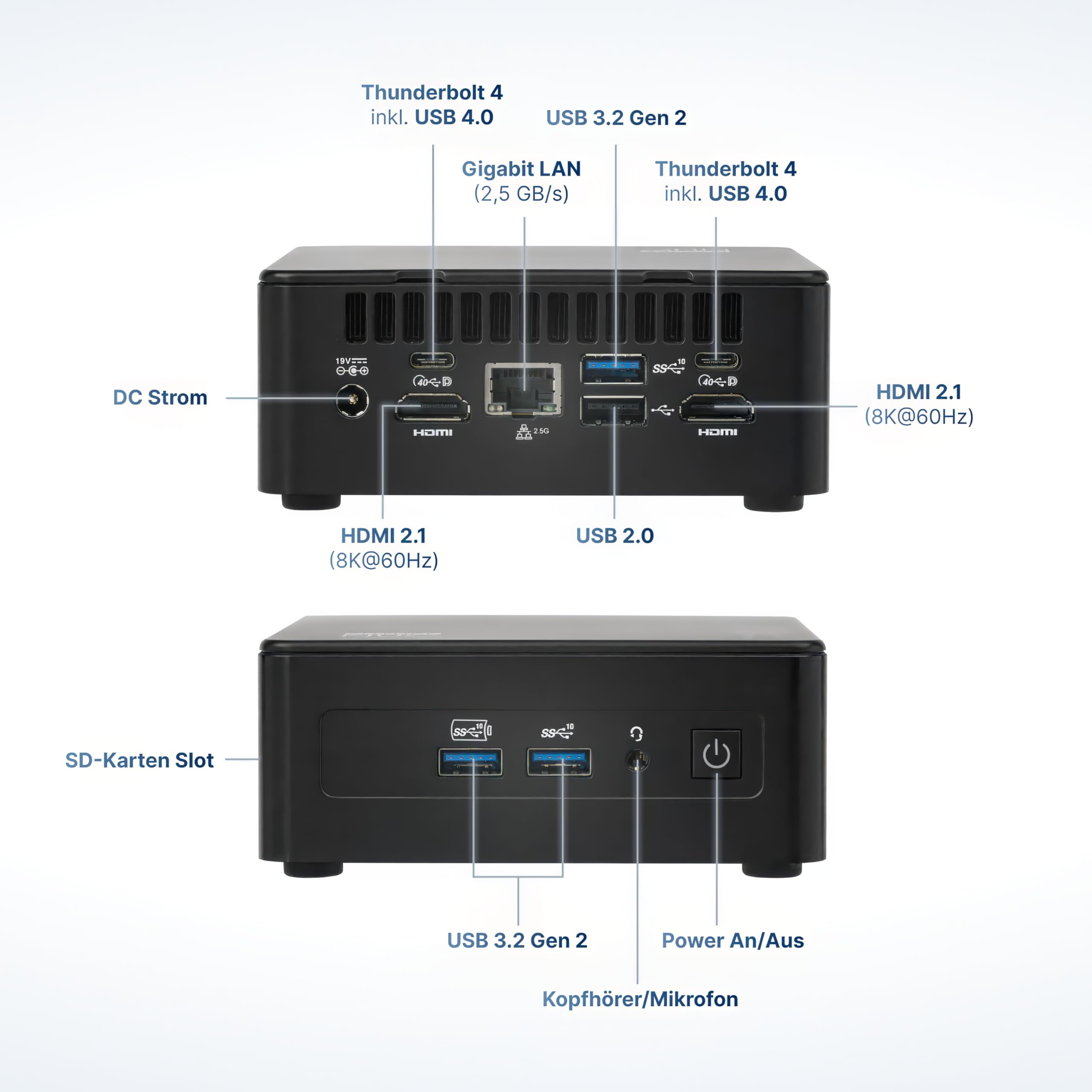 FutureNUC Intel® Core-i3 13th Generation Mini PC • 8GB RAM • 256GB