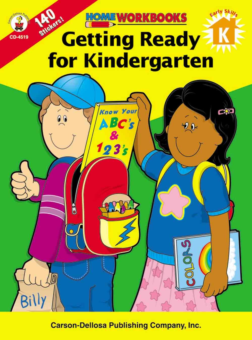 Getting Ready for Kindergarten (Home Workbooks) Paperback – February 17, 2002