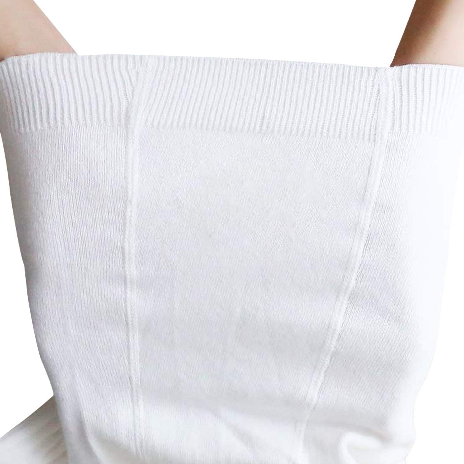 Baby Girls Tights, Seamless Knit Cotton Leggings Pants Infant Toddler Girl Stockings, White, 4-6 Years 2