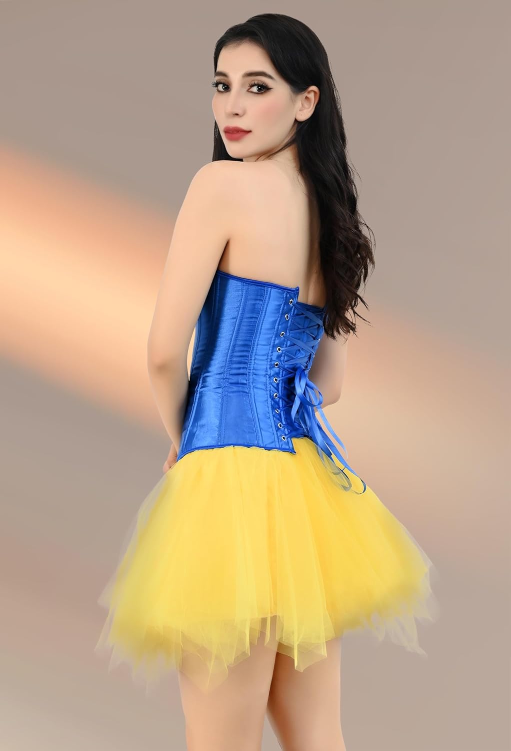 Kranchungel Corset Tops for Women: Plus Size Renaissance Corset - Lace up Bustier Overbust Halloween Costumes - Photo Shoots - Image 3