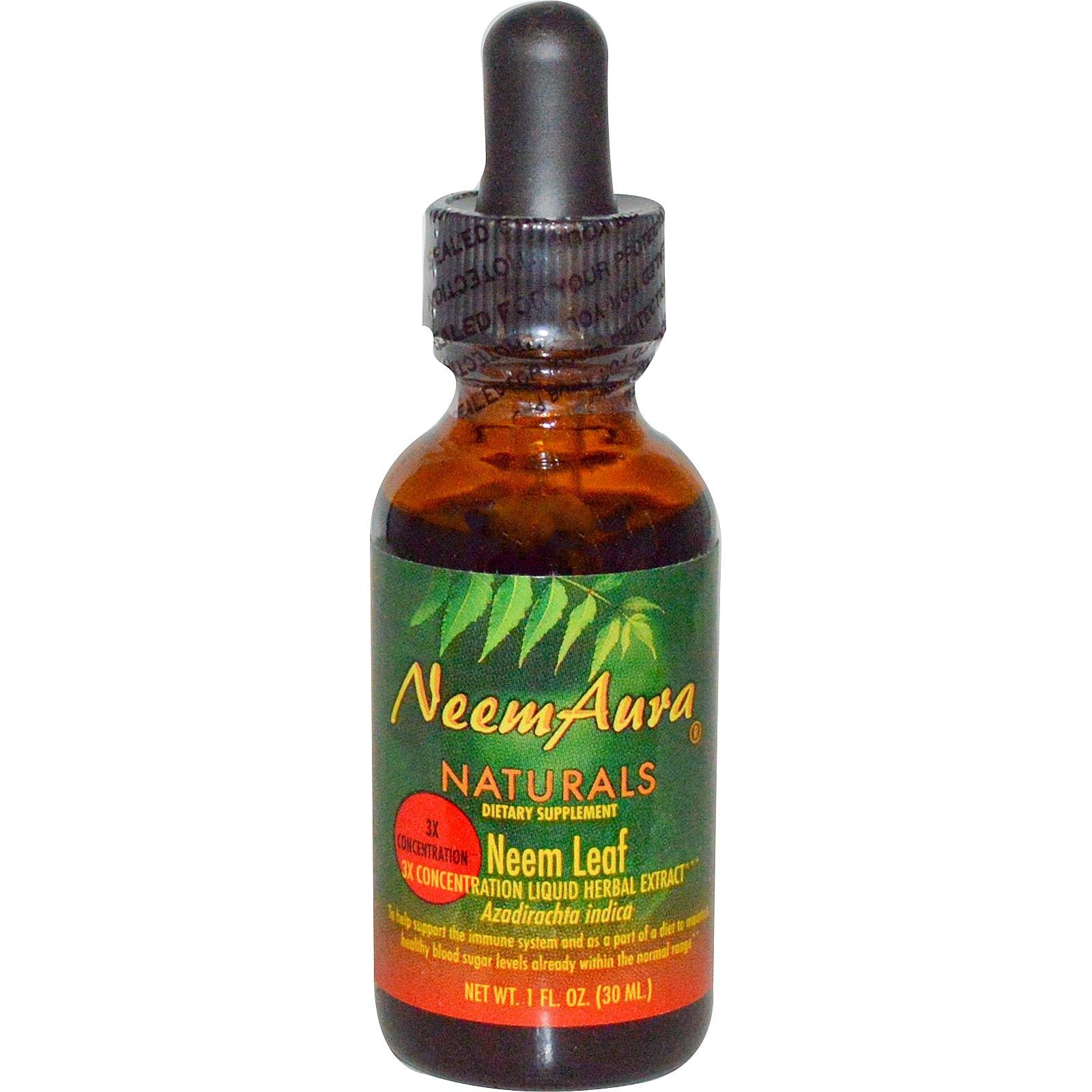 NEEMAURANaturals Neem Leaf Extract 3X 1 Oz