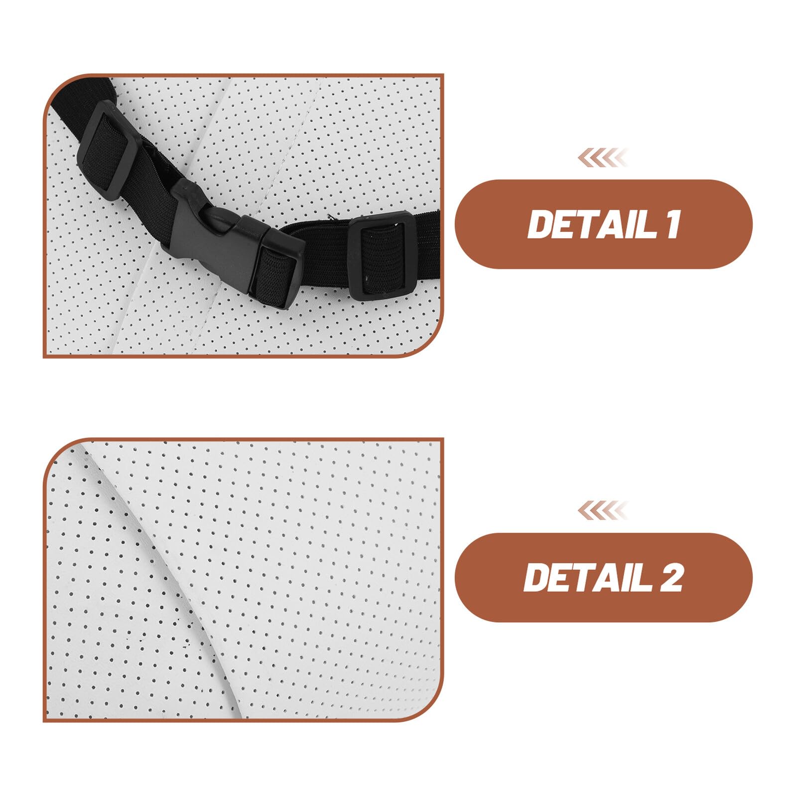 Cuscino Lombare Auto Traspirante Supporto Ergonomico per Schiena Cuscino Seduta Guidatore per Viaggi e Ufficio Adatto Tutti i Sedili Auto