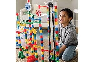 Mindware Mega Marble Run 400-Piece Marble Maze Building Toys Set