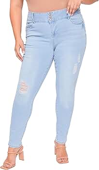 YMI Jeans Women's Plus Size Sustainable Essential Skinny