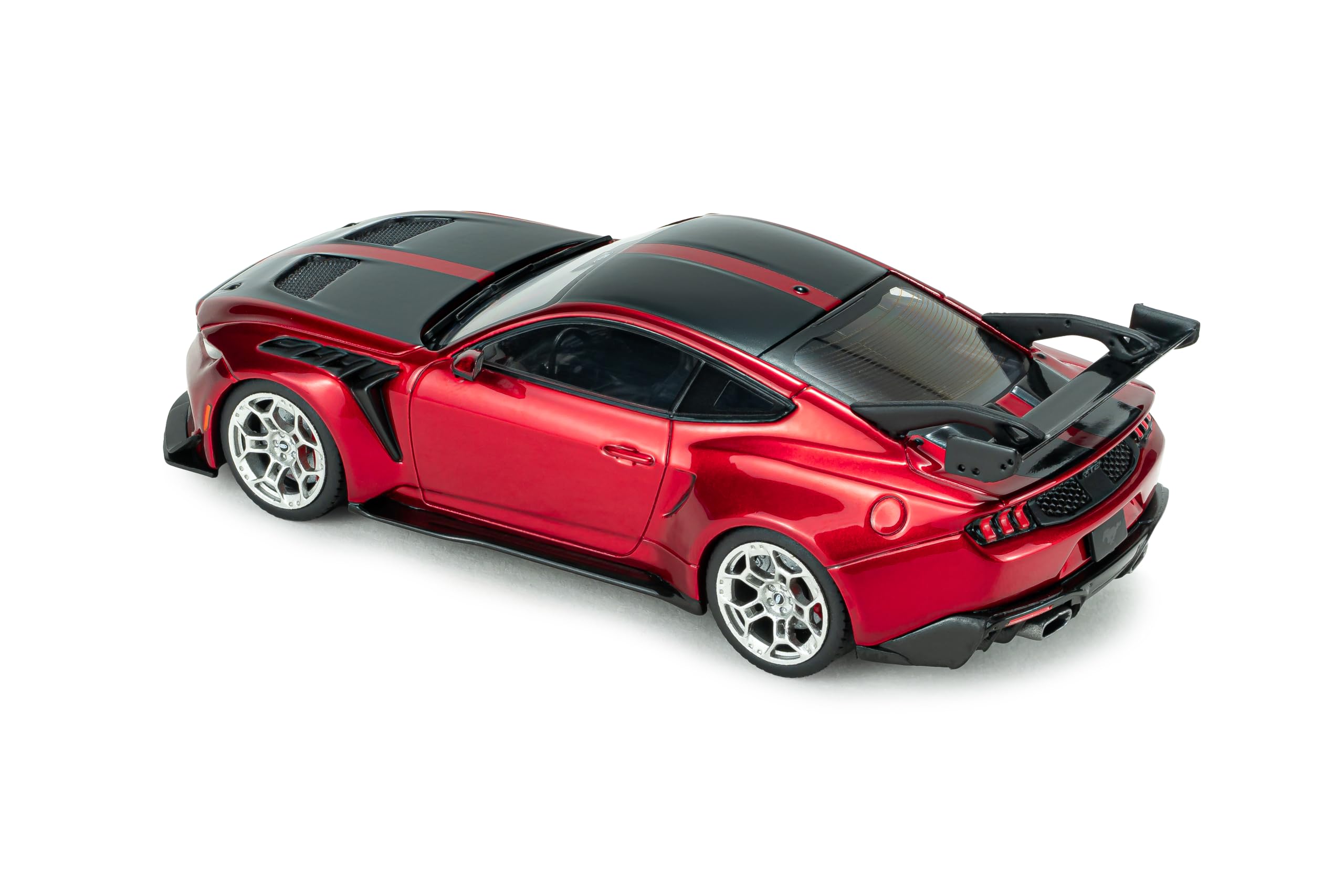 Solido Ford Mustang GTD Molten Magenta 2025 - Modellino auto modellino Tri-Coat metallizzato, modellino in miniatura ricca di dettagli, rosso, scala 1:43