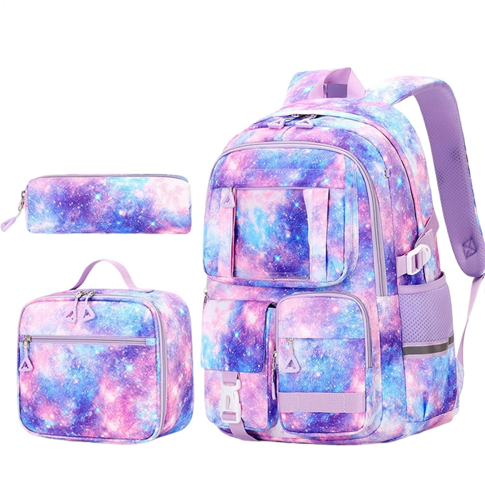 Genérico Kinderrucksack, 3-teilig, wasserdicht, mehrere Taschen, mit