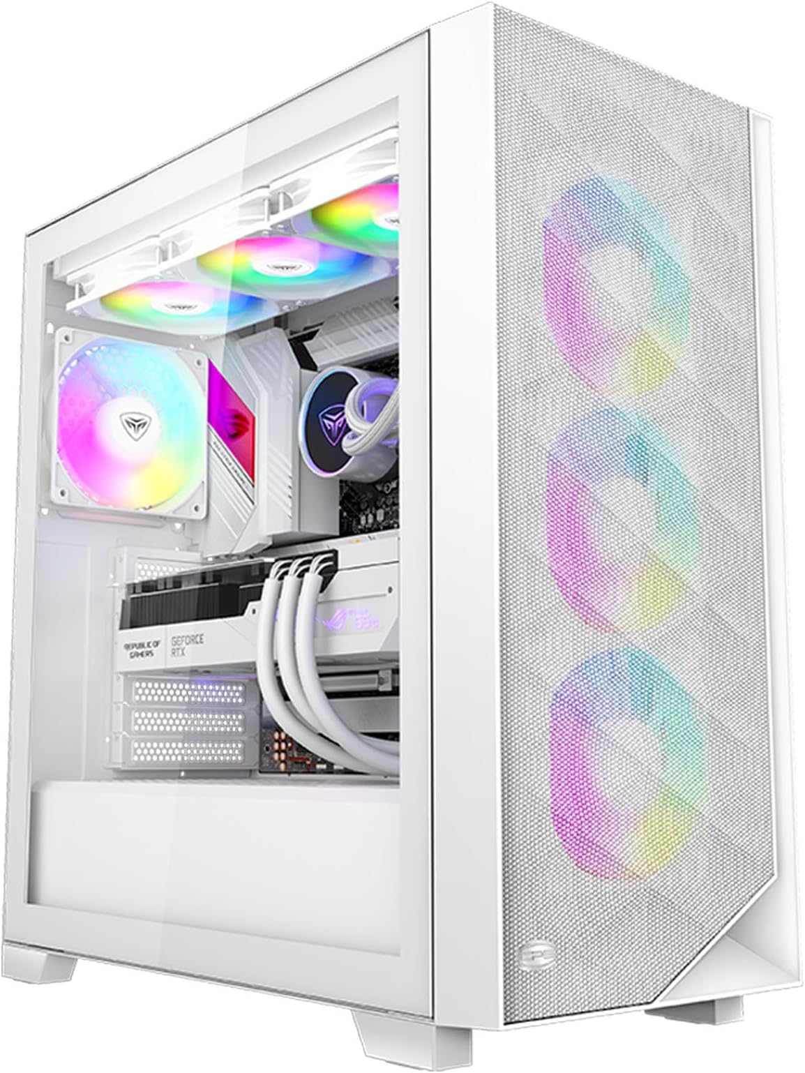 PCCOOLER C3D510 WH ARGB PC Case