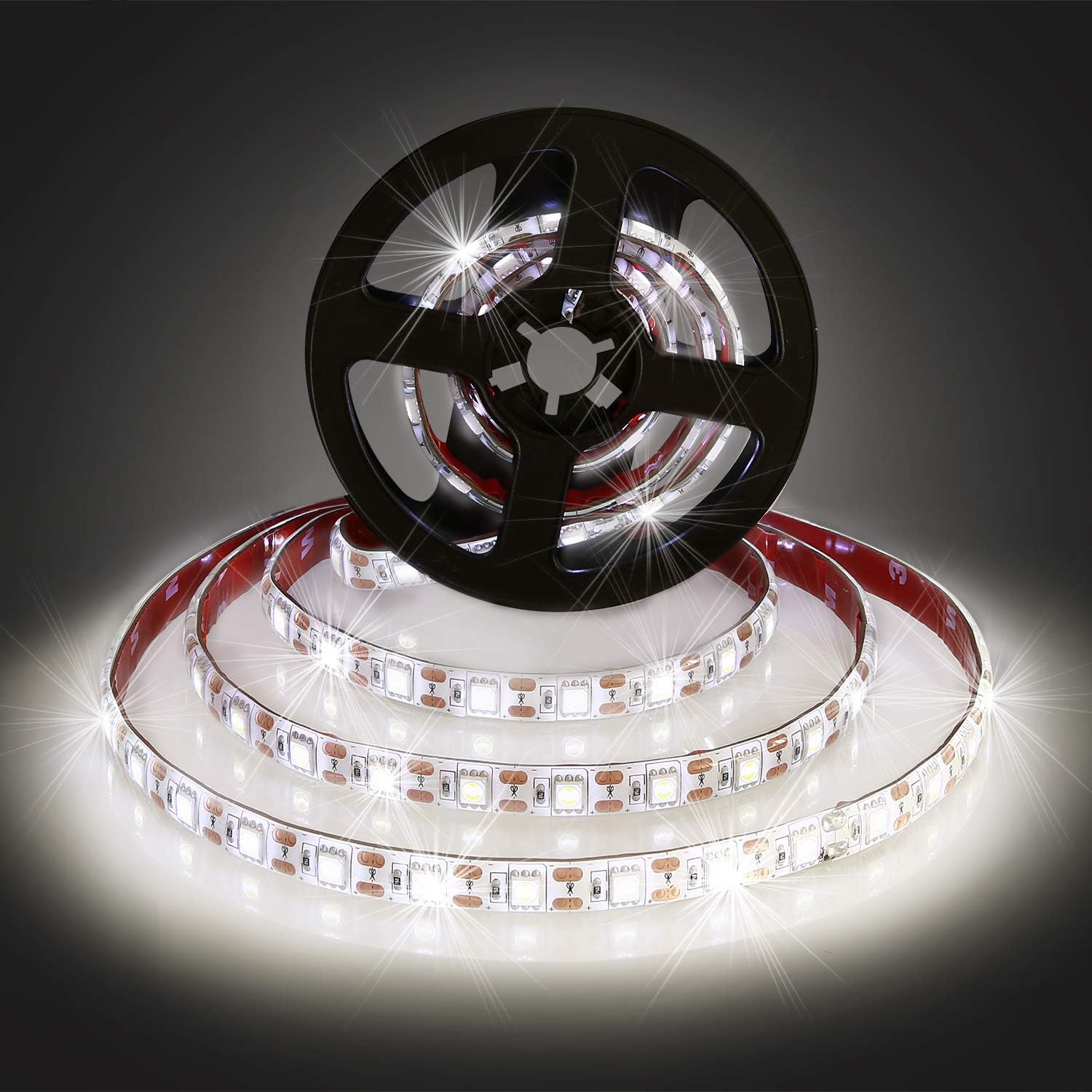 HIKENRI Battery Powered LED Strip Lights, 24Keys Remote