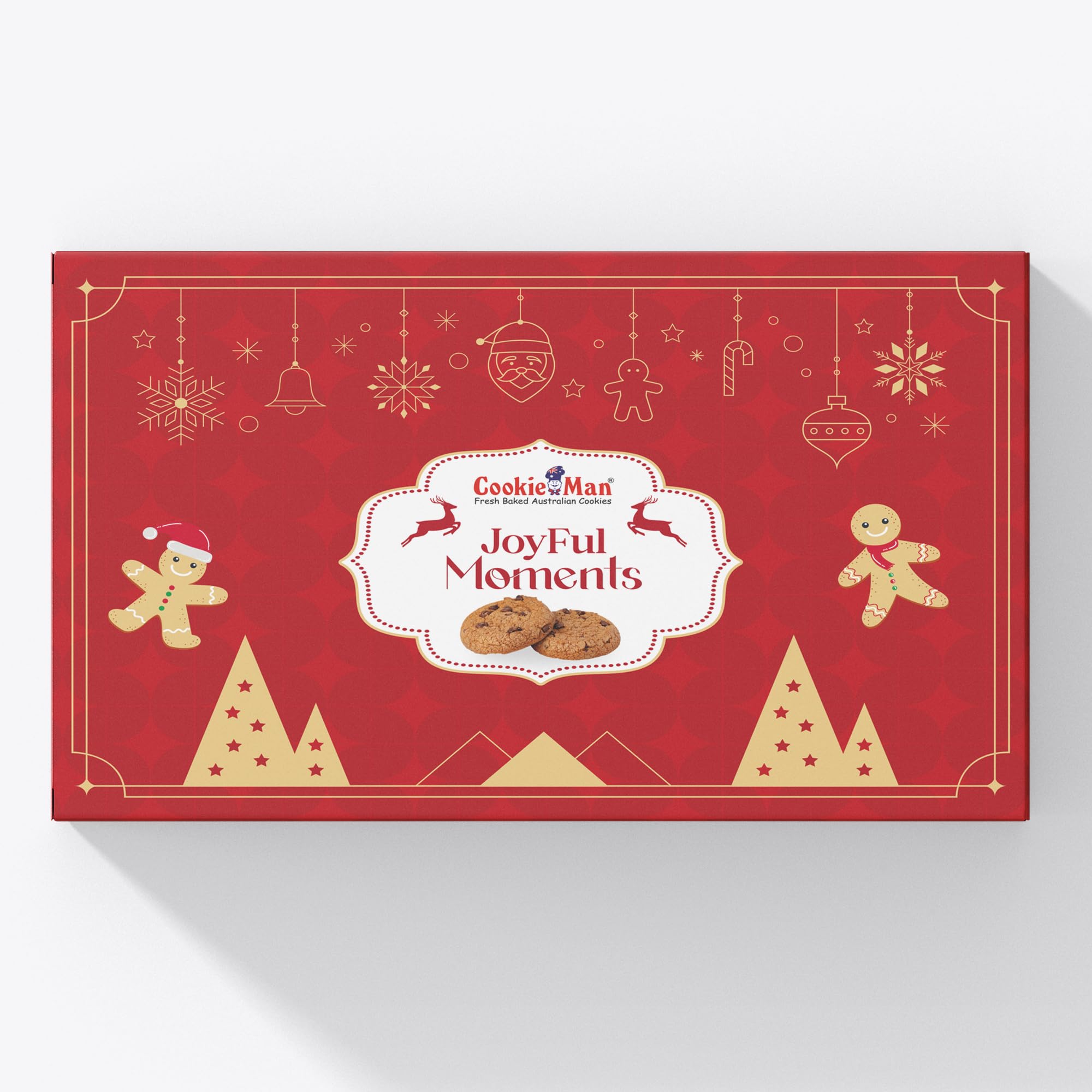 Premium Jolly New Year Treat|Assorted Cookies Tin, Chocolate Almond Fingers, Twisty Chocolates, Coated Hazelnuts, Mixed Dry Fruits, Scented Candle & Greeting Card|570 Gram